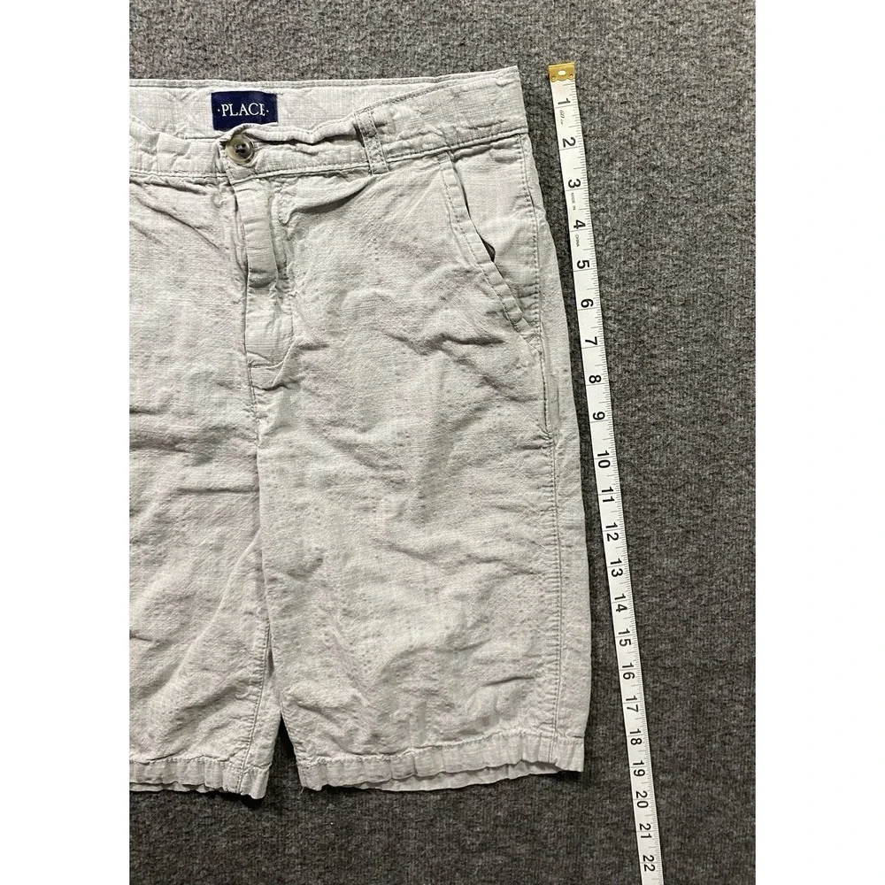 The Children's Place Youth Gray Shorts Classic Button Size 14